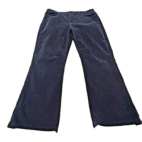 NYDJ Pants - NYDJ Women 12 Pants Bootcut Stretch Mini Corduroy Gray